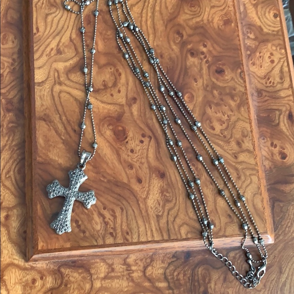 Marquisate Cross Necklace
